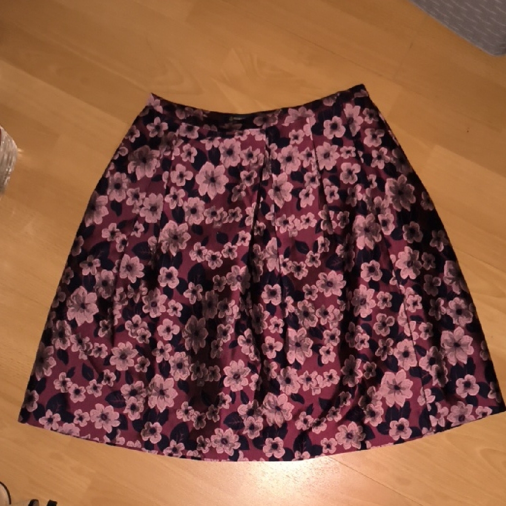 NWT Brooks Brothers | A-Line Skirt in Pink and Purple Floral